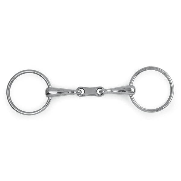 French Link Loose Ring Snaffle Stainless Steel