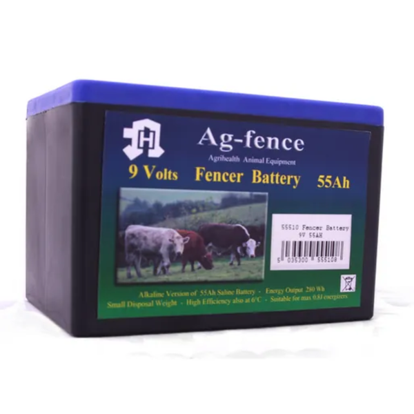 Fenceman Battery 9V 55Ah Alkaline