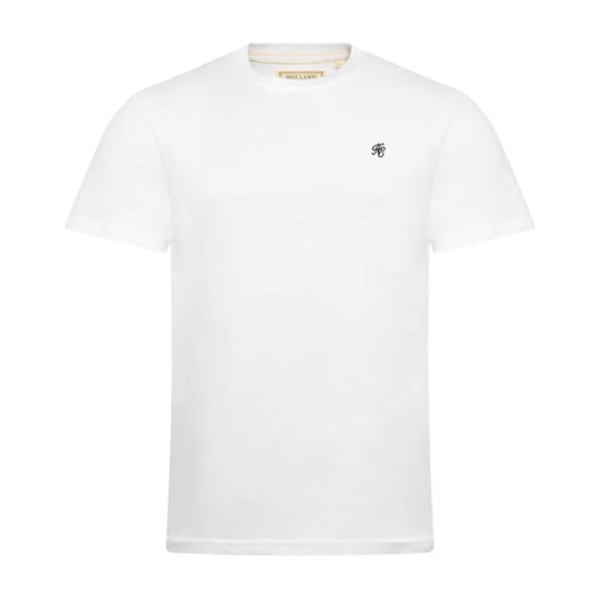 Holland Cooper Mens Crew Neck T-Shirt - White