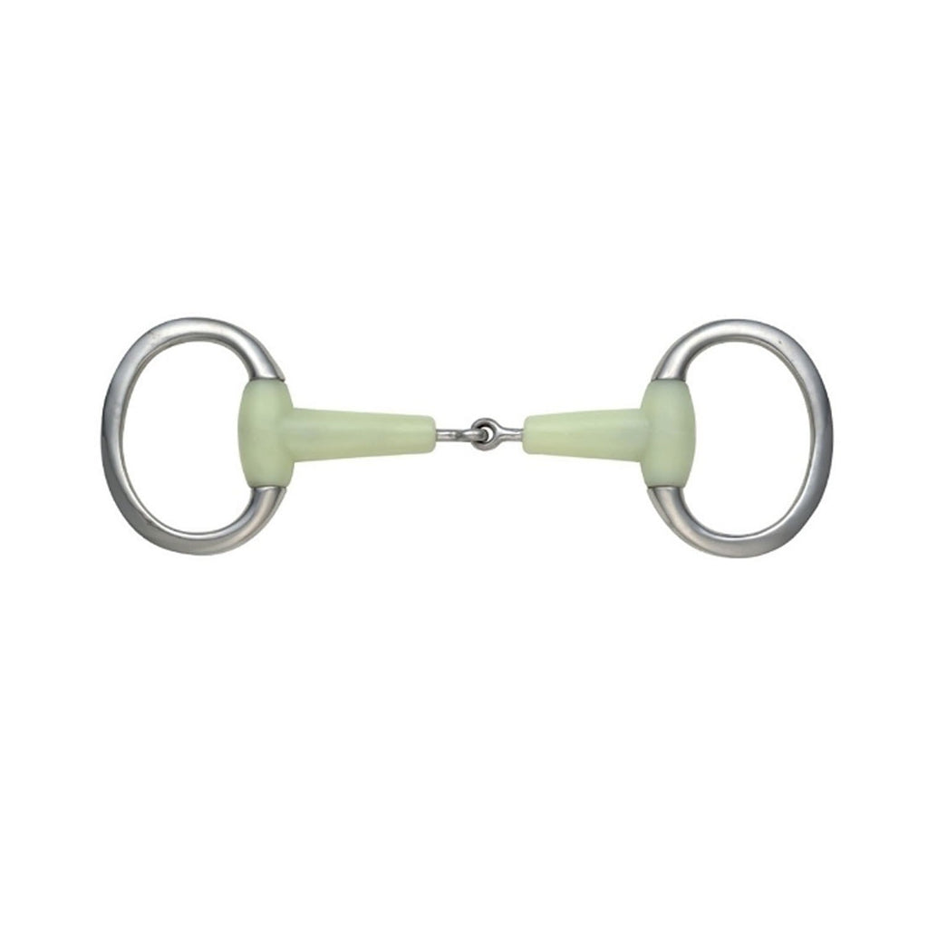 Equikind Jointed Eggbutt Flat Ring - Pale Green