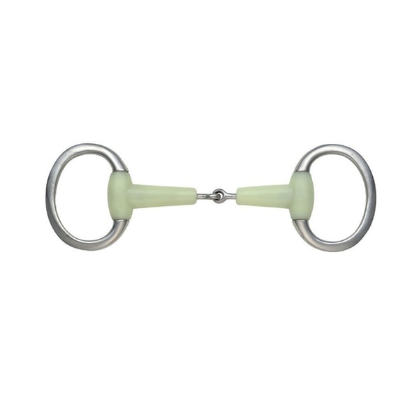 Equikind Jointed Eggbutt Flat Ring - Pale Green