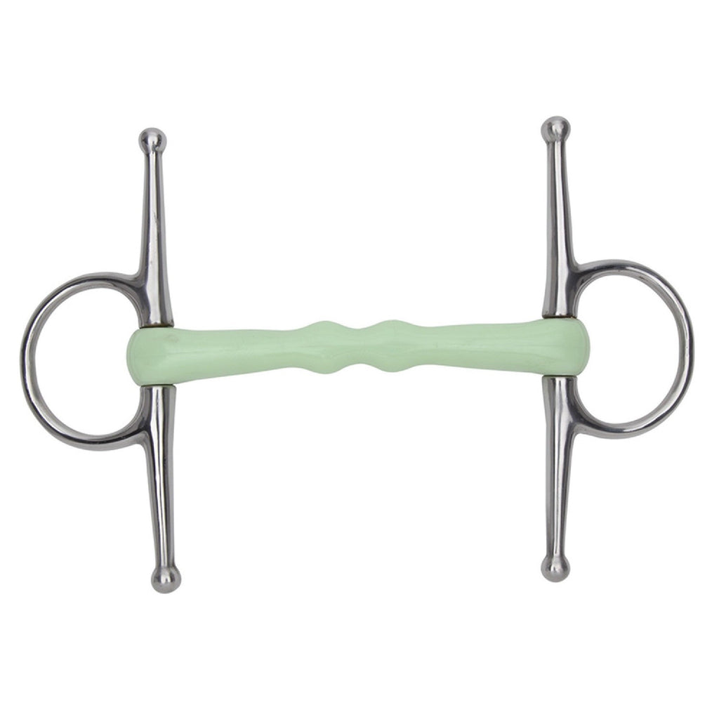 Equikind Mullen Full Cheek Snaffle - Pale Green