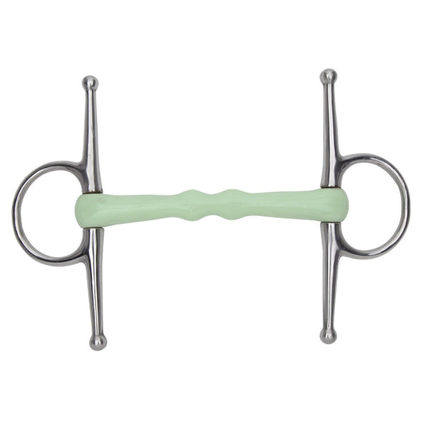 Equikind Mullen Full Cheek Snaffle - Pale Green