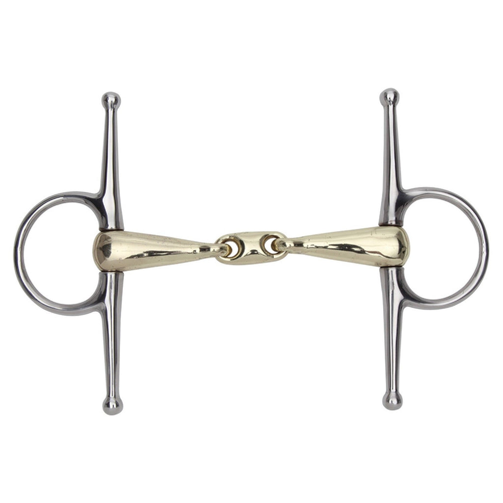 Alloy Snaffle With Lozenge - Brass