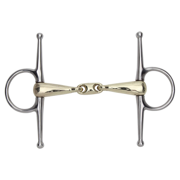 Alloy Snaffle With Lozenge - Brass