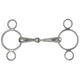 Hollow Mouth Two Ring Gag Stainless Steel Bit