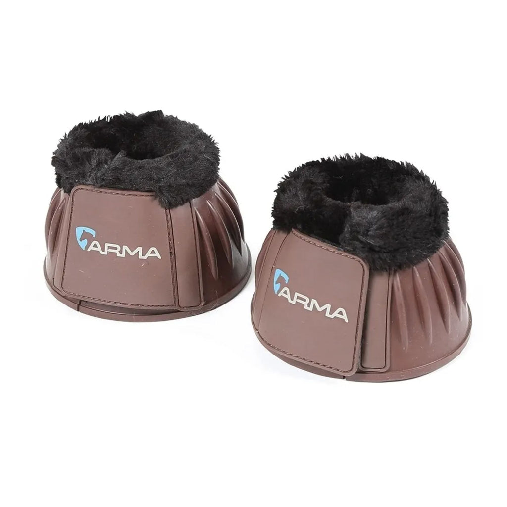 ARMA Fleece Over Reach Boots - Brown