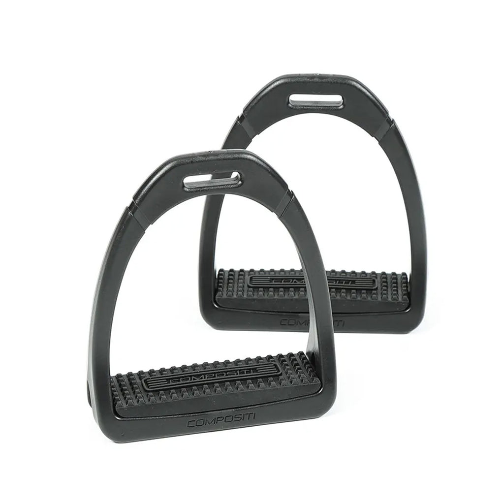 Shires Compositi Childs Premium Profile Stirrups - Black