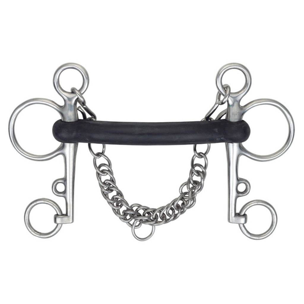 Hard Rubber Mouth Pelham Black Rubber