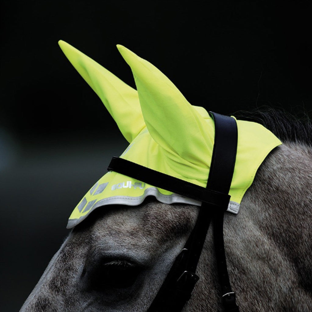 Shires Equi-Flector Fly Veil - Yellow