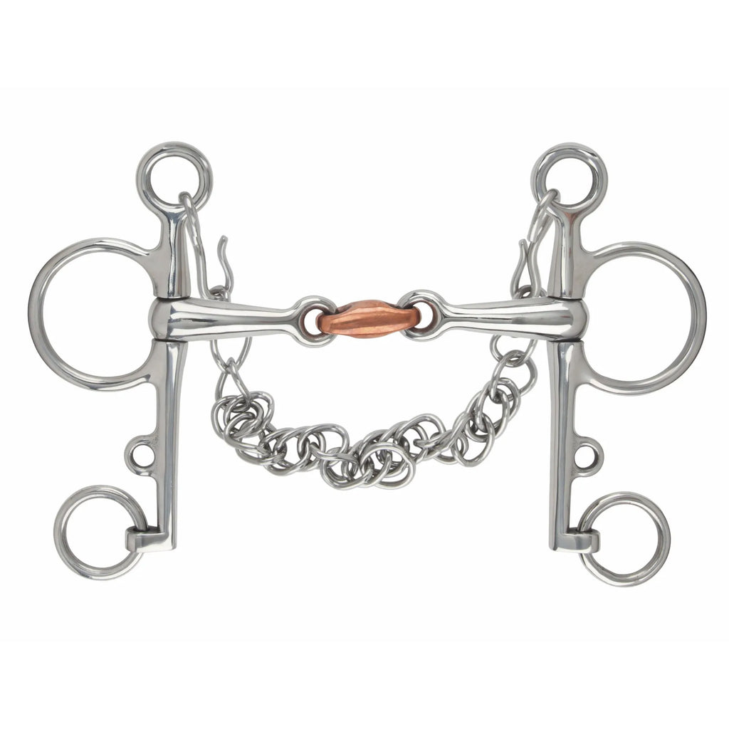 Double Jointed Copper Lozenge Pelham Stainless Steel