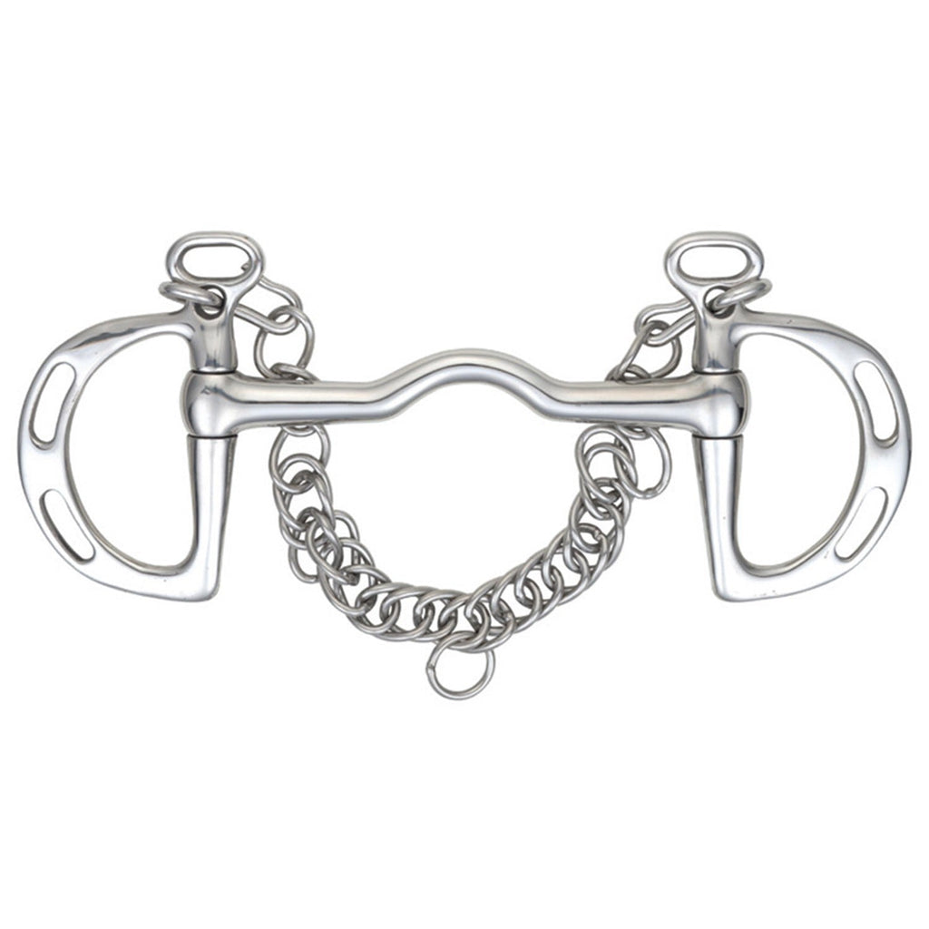 Slotted Cheek Port Mouth Kimblewick Stainless Steel