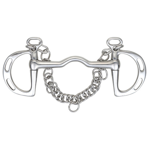 Slotted Cheek Port Mouth Kimblewick Stainless Steel
