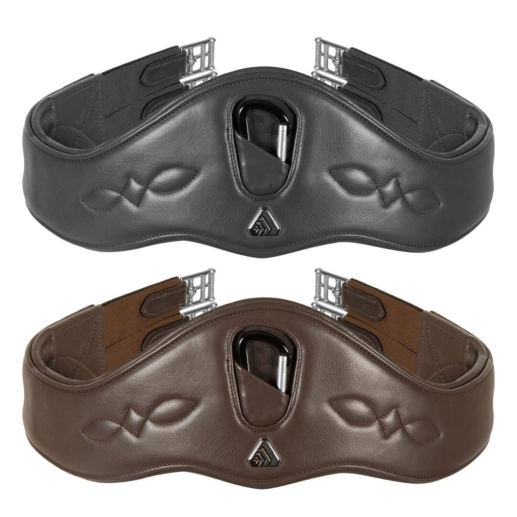 Velociti Lusso Anatomical Elasticated Girth - Havana