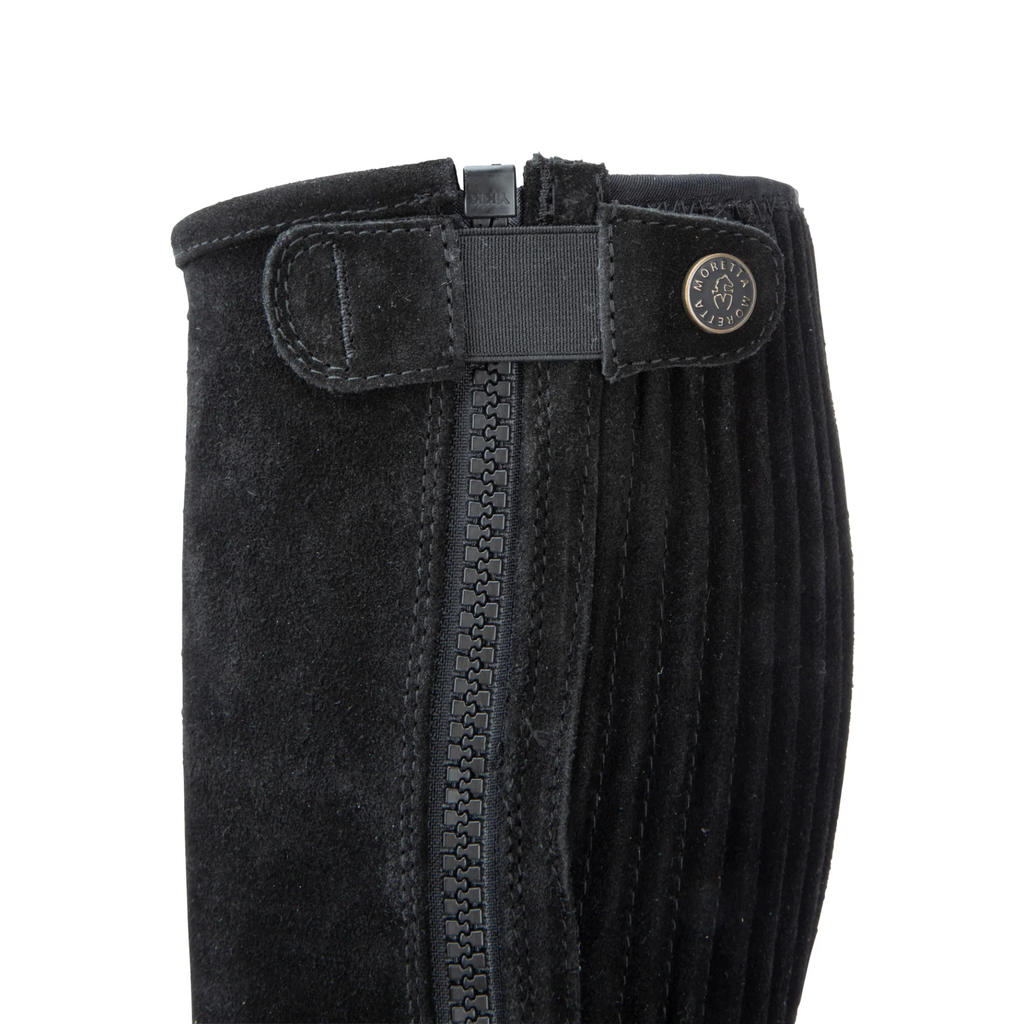Moretta Suede Half Chaps - Adult Black