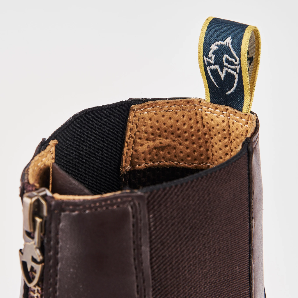Moretta Clio Child Paddock Boots - Brown