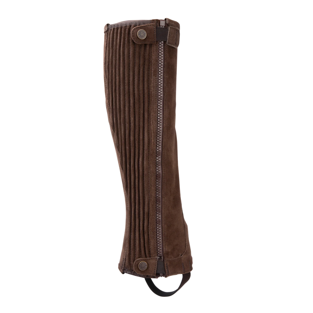 Moretta Suede Half Chaps - Adult Brown