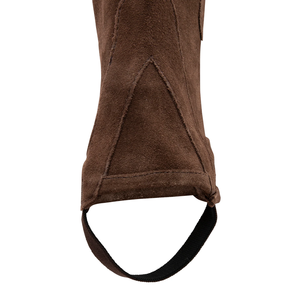 Moretta Suede Half Chaps - Adult Brown