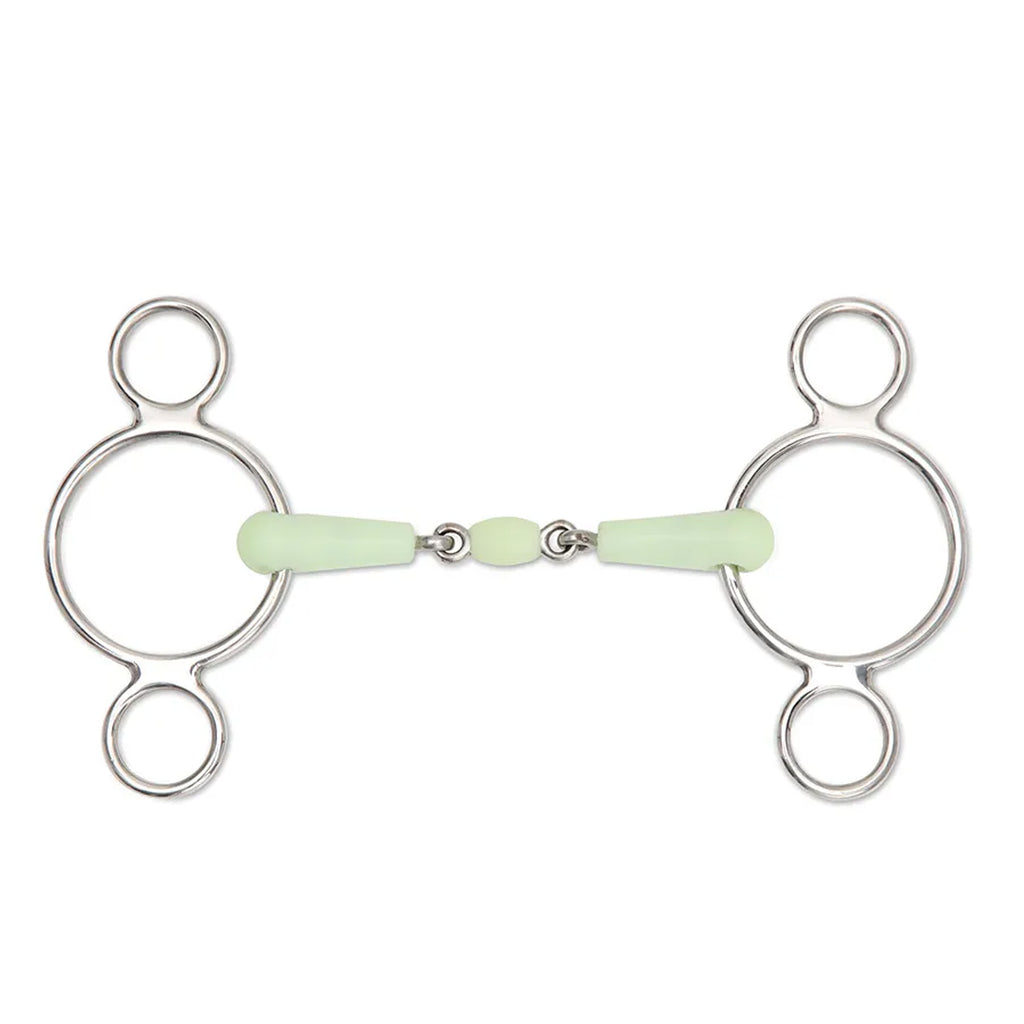 Shires Equikind Peanut Two Ring Gag