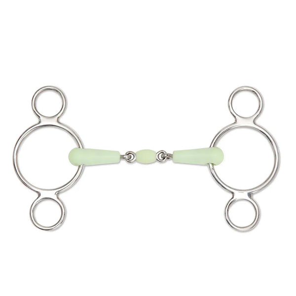 Shires Equikind Peanut Two Ring Gag