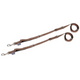 Shires Nylon Web Side Reins - Brown
