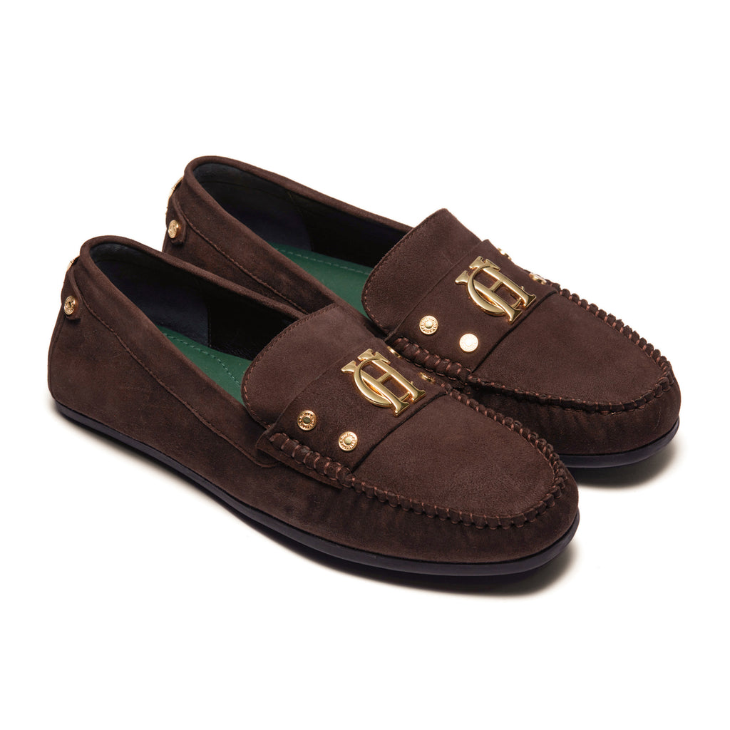Holland Cooper The Driving Loafer - Chocolate
