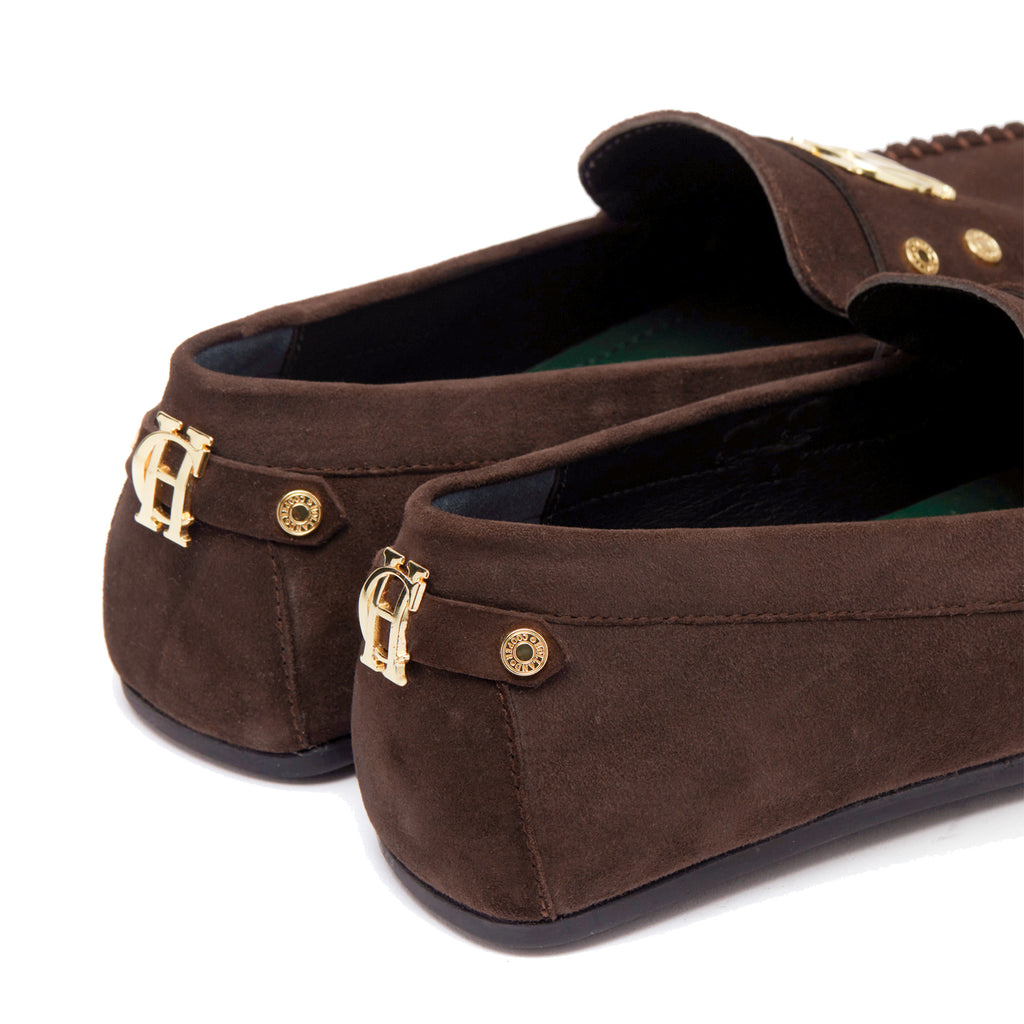 Holland Cooper The Driving Loafer - Chocolate