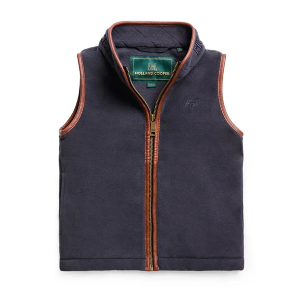 Holland Cooper Kids Little Country Fleece Gilet - Ink Navy