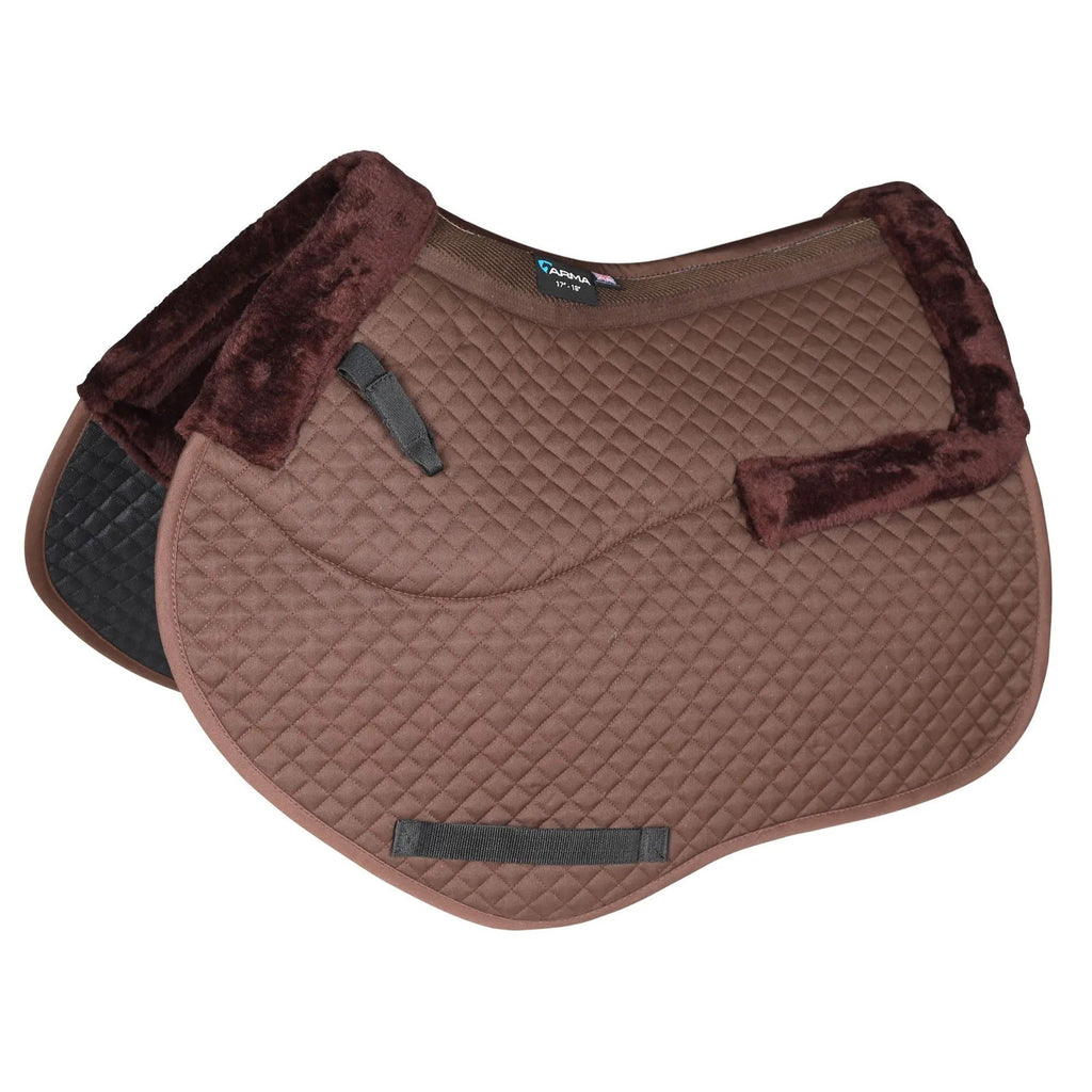 ARMA Half Lined Jump Saddlecloth - Brown