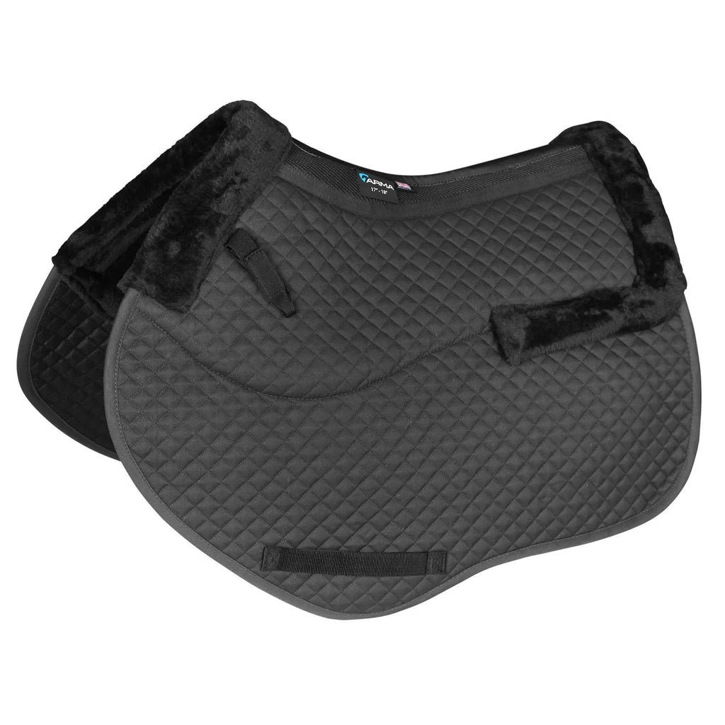 ARMA Half Lined Jump Saddlecloth - Black