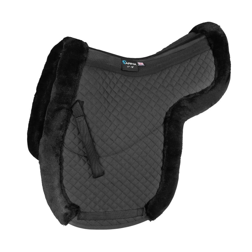 ARMA Fully Lined Numnah - Black