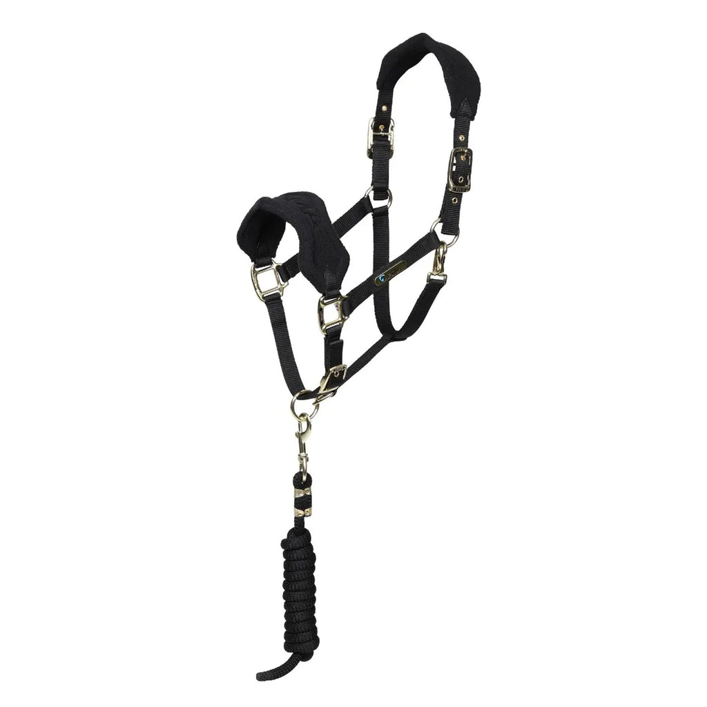 ARMA Fleece Headcollar and Lead Rope - Black