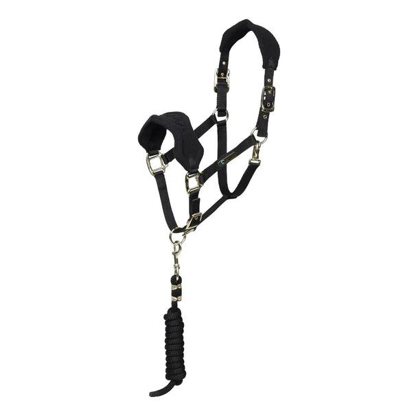 ARMA Fleece Headcollar and Lead Rope - Black