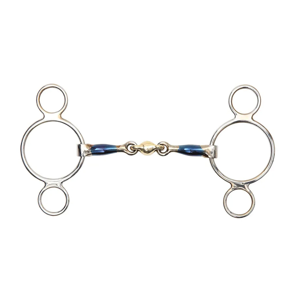 Two Ring Gag With Loz Blue Sweet Iron