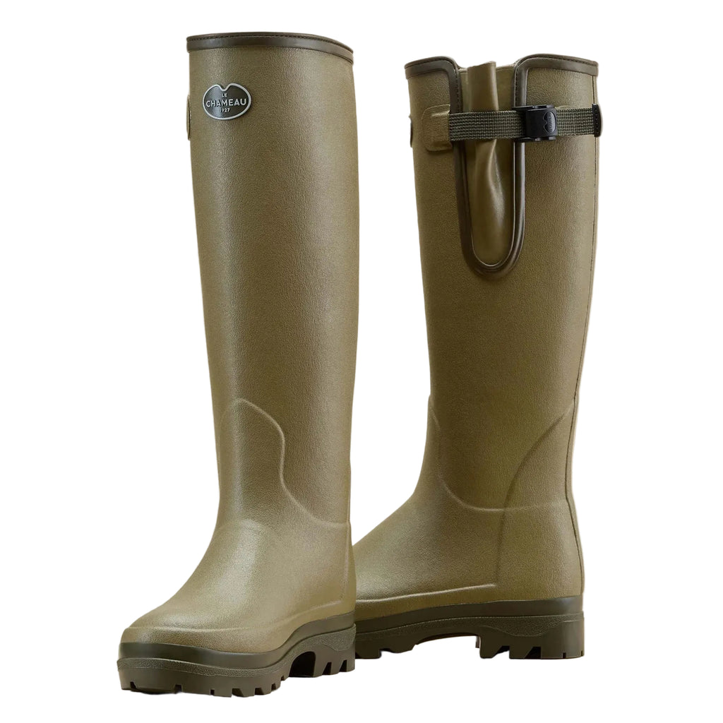Le Chameau Ladies Vierzonord Sporting Neoprene Lined Boot - Vert Vierzon