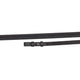 Velociti GARA Rubber Covered Reins - Black