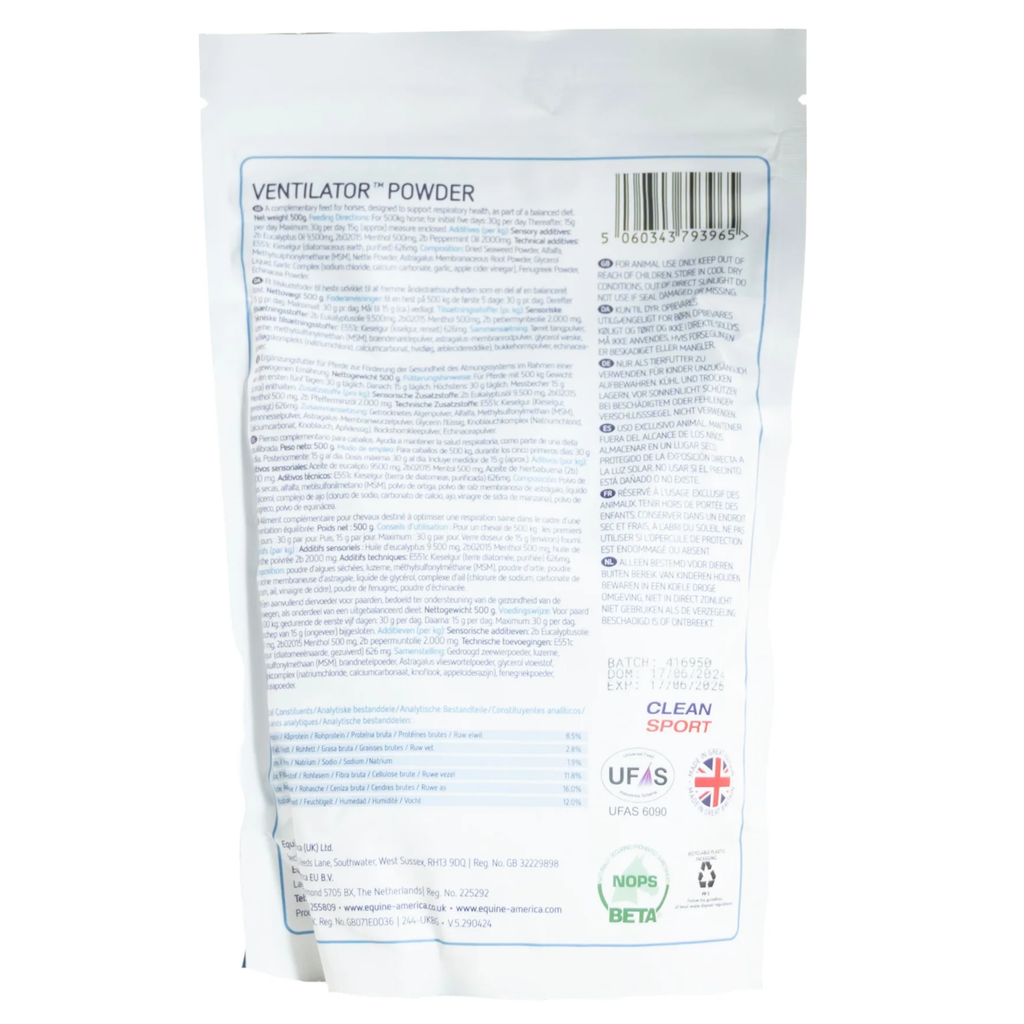 Equine America Ventilator - 500g