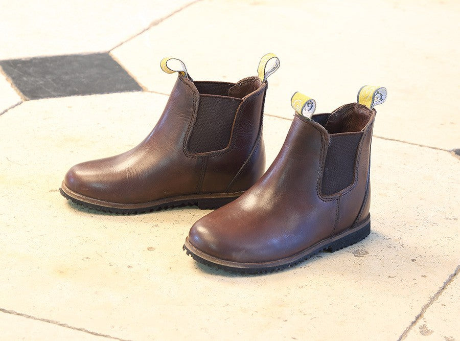 Moretta Fiora Child Jodhpur Boots - Brown