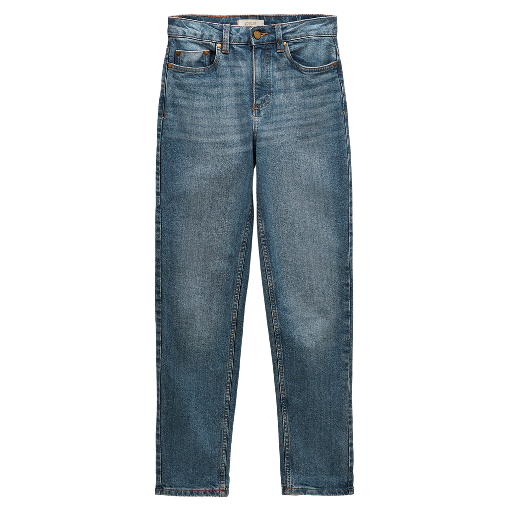 Joules Ladies Slim Straight Jean - Mid Blue