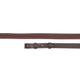 Velociti GARA Soft Rubber Grip Reins 54 inch - Havana