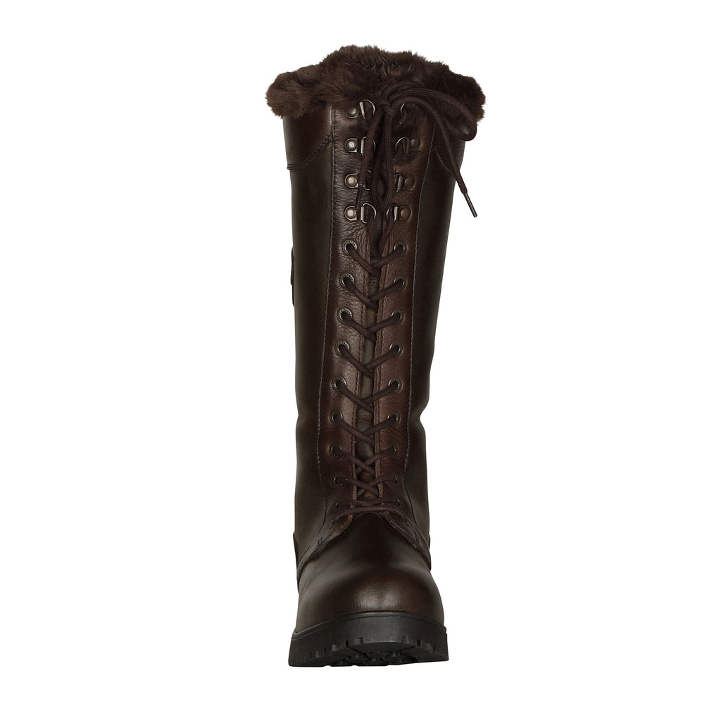 Moretta Nola Lace Country Boots - Brown
