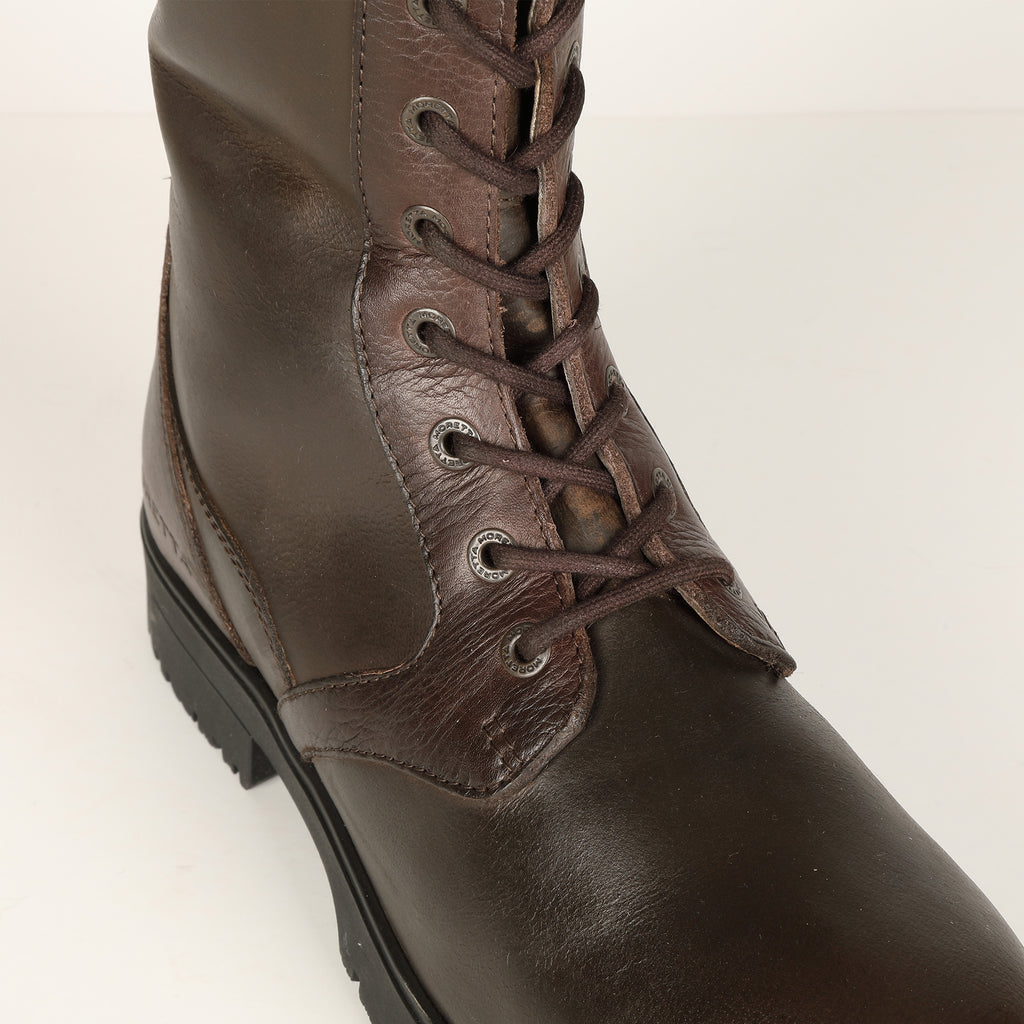 Moretta Nola Lace Country Boots - Brown