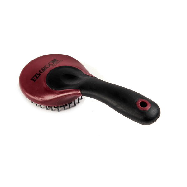 EZI-GROOM Grip Mane and Tail Brush - Burgundy