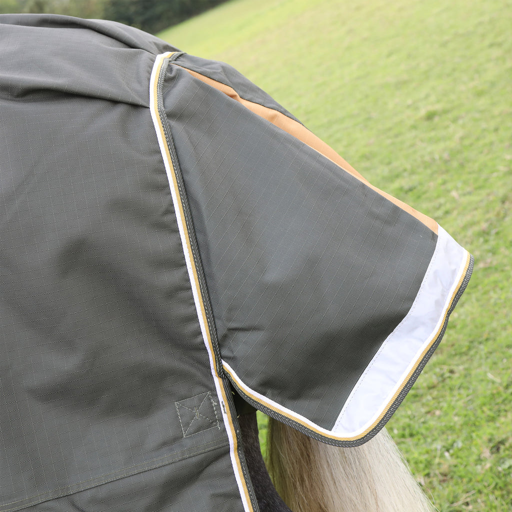Shires Highlander Plus 50 Combo Turnout Rug - Green