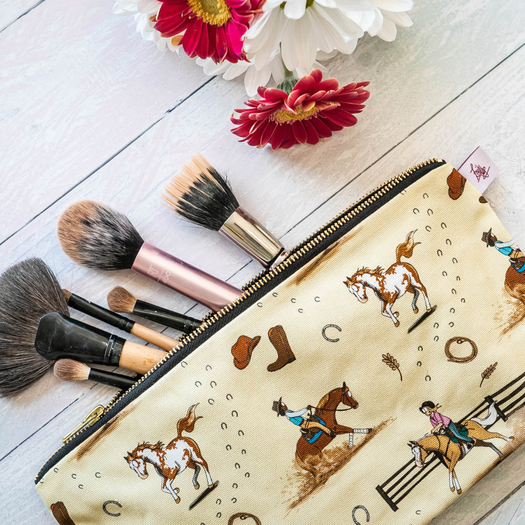 Emily Cole Western Pattern Washbag