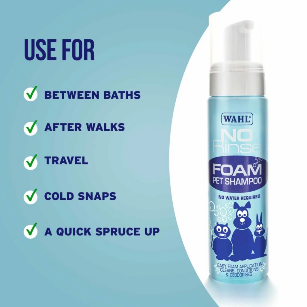 Wahl No-Rinse Foam Shampoo RTU - 200ml