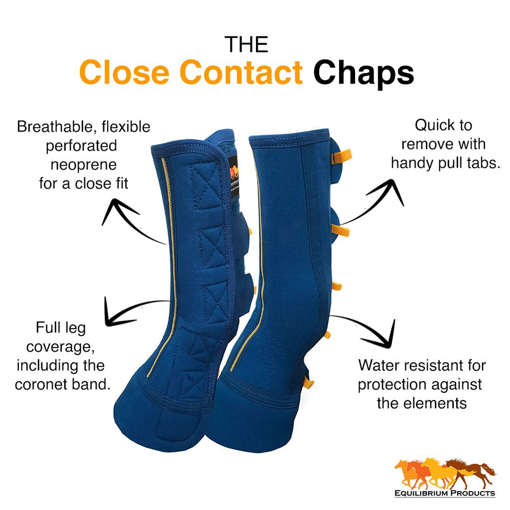 Equilibrium Equi-Chaps Close Contact Chaps - Navy