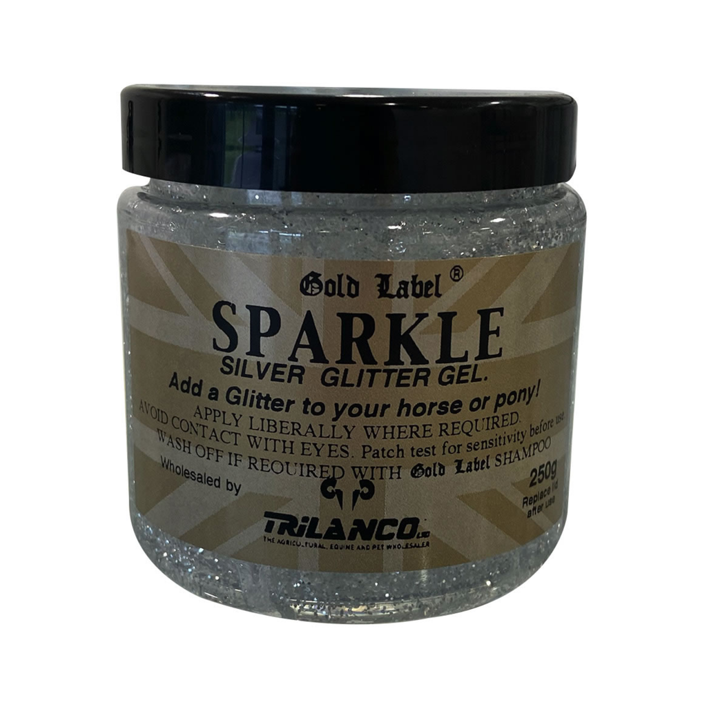 Gold Label Sparkle Glitter Gel - Silver 250g