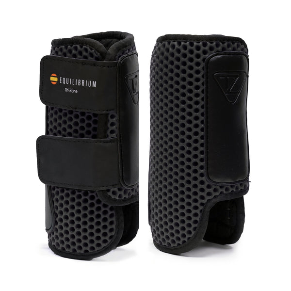 Equilibrium Tri-Zone Impact Sports Boots Front - Black
