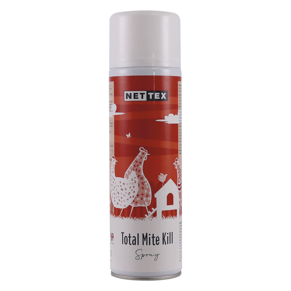 Nettex Poultry Total Mite Kill Spray - 500ml Aerosol